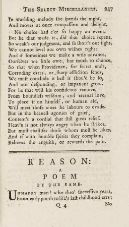 Reason: A Poem