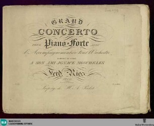 Grand concerto pour piano-forte : avec l'accompagnement de tout l'orchestre; oeuv. 115