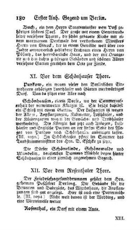 XI. Vor dem Schönhauser Thore