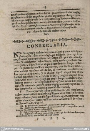 Consectaria.