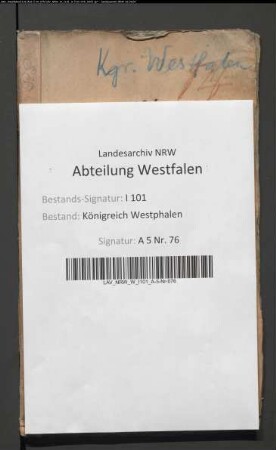 Reparatur der Schlossgebäude zu Corvey