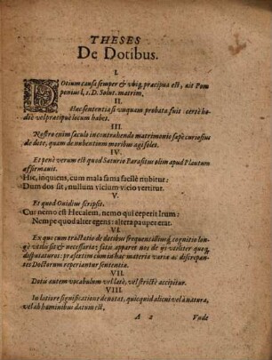 Disputatio de Patrimonio Mvliervm : Qva Freqvens Et Vtilis Dotivm Materia ... continetur