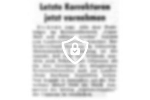 Letzte Korrekturen jetzt vornehmen