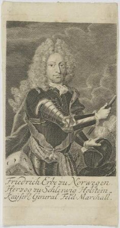 Bildnis des Friedrich, Erbe zu Norwegen, Herzog zu Schleswig Holstein