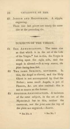 Subjects of the virgin