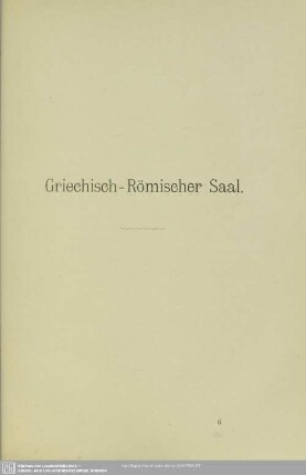 Griechisch-Römischer Saal