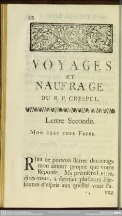 Lettre Seconde