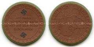 Medaille auf den Polenfeldzug, in Originalschachtel
