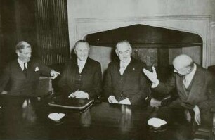 Konrad Adenauer und Robert Schuman