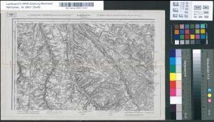 Karte von Frankreich 1:80.000. Gruppe II: Neufchâtel 20 A. [Kartographische Abtheilung der Königl. Preuss. Landes-Aufnahme]