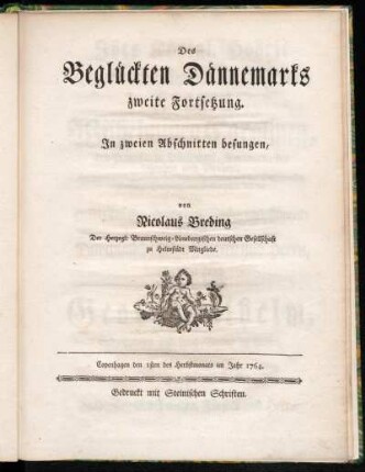 2: Des Beglückten Dännemarks zweite Fortsetzung.