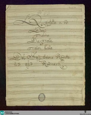 Symphonies. Arr - Don Mus.Ms. 1674 : ob, vl, vla (2), vlc; B|b; MurR A49