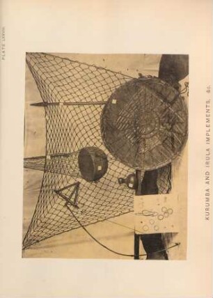 Kurumba and Irula implements, &c.