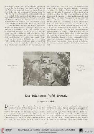 10/11: Der Bildhauer Josef Thorak