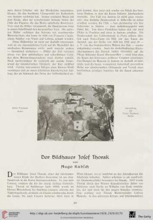 10/11: Der Bildhauer Josef Thorak