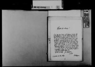 Schreiben von Ernst Hermann Wagner, Karlsruhe, an August Lamey: Exerzierstunden für [den Erbgroßherzog] Friedrich [II.].
