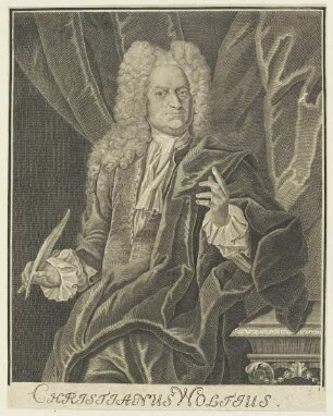 Bildnis des Christianus Wolfius