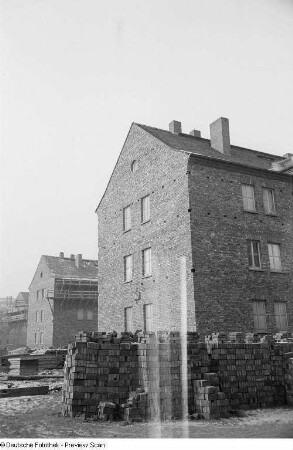 Blick auf Wohnhäuser der Baustelle Doktor-Hermann-Duncker-Straße