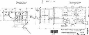 Ditzingen: Einbau einer Zentralheizungsanlage im Empfangsgeb. Und Nebengeb., Fundamentplan Empfangsgeb.