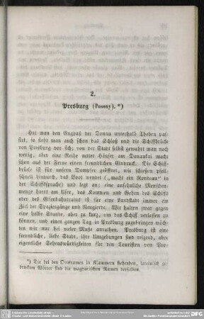 2. Presburg (Posony)