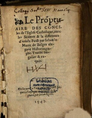 Promptuaire des conciles de l'église catholique