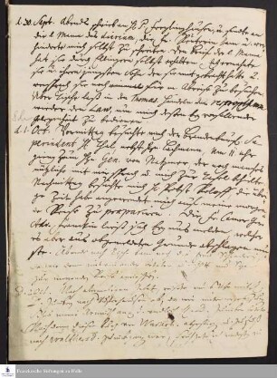 Tagebuch von Gotthilf August Francke.