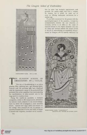 41.1910 = Nr. 162: The Glasgow School of Embroidery