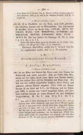 §. 28. Holzschnitte von Lucas Cranach.