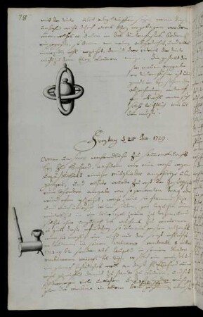 Freytag d 28 Jan. 1729.
