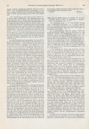 740-741 [Rezension] Plath, Siegfried, Furcht Gottes