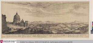 [Grosser Prospekt der Stadt Rom von der St. Peterskirche aus]