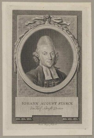 Bildnis des Iohann August Starck