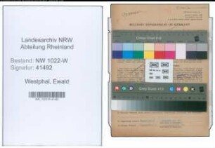 Entnazifizierung Ewald Westphal , geb. 04.06.1906 (Strassenmeister)