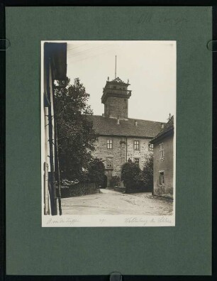 334, Waldenburg. Am Schloss. (Nr. 3195).