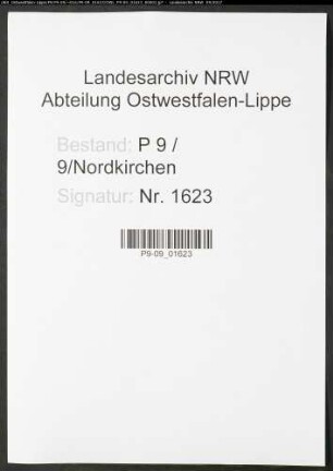 Sterberegister Standesamt Nordkirchen