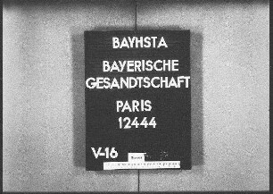 Leclerq, Kapitän im französischen Kriegsministerium, Zusendung der bayer. Verlustlisten des Kriegs 1870/71