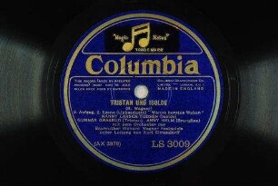 Tristan und Isolde : 2. Aufzug, 2. Szene (Liebesduett) "Wonne herstes Weben" / (R. Wagner)