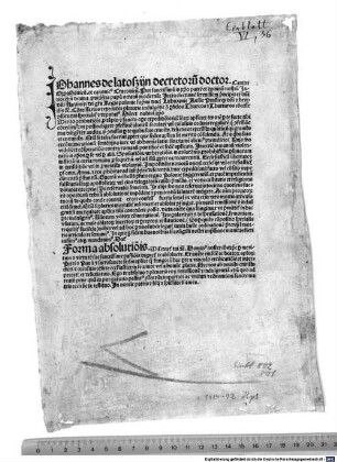Forma confessionalis et absolutionis pro contributione ad opus expeditionis contra Turcos