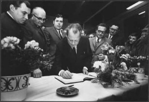 Bundeskanzler Willy Brandt im Landkreis Aachen