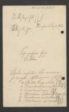 Brief von Hermann Stadler an Unbekannt