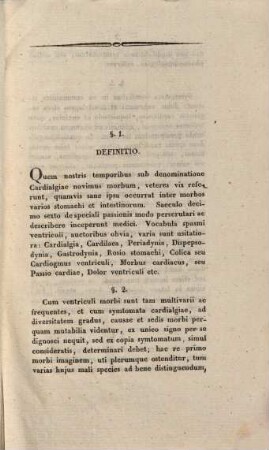 Diss. inaug. de cardialgia