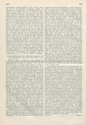 573-574 [Rezension] Burkhardt-Biedermann, Th., Bonifacius Amerbach und die Reformation