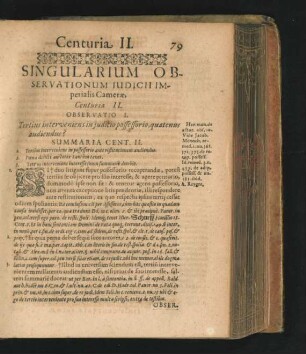 Centuria II.