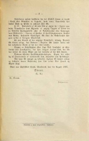 Lov indeholdende Forandringer i Lov om Ulykkes forsikring for Arbeidere m. v. af 23 de Juli 1894