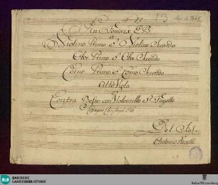 Symphonies - Don Mus.Ms. 1665 : E|b; MurR A30