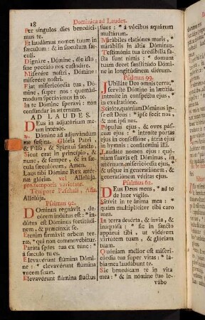 18-30, Dominica ad Laudes; Dominica ad Primam