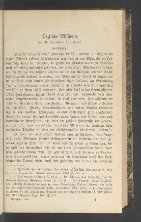 Ärztliche Missionen