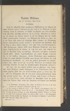 Ärztliche Missionen