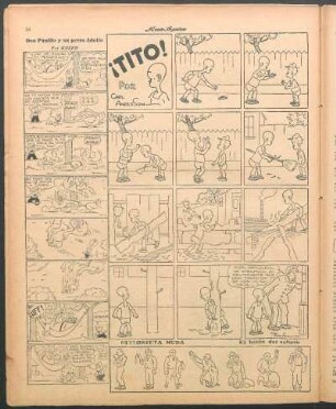 Historieta muda [Cómic] : El botón del soltero
