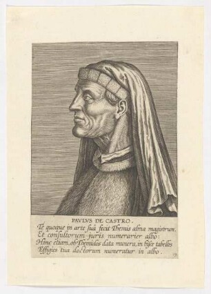 Bildnis des Paulus de Castro